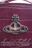 画像6: ヴィヴィアンウエストウッド 中古 / JOSEPHINEハーフムーンショルダーバッグ  紫  H-25-10-12-109-ba-OD-ZH (6)