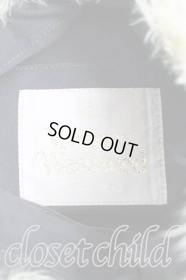 画像3: ヴィヴィアンウエストウッド 中古 / ファーハンドバッグ  黄色×黒  H-25-10-12-111-ba-IN-ZH (3)