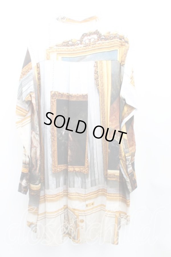 画像2: ヴィヴィアンウエストウッド 中古 / WALLACE サークルシャツ 00（ワンサイズ） マルチ  H-25-10-12-012-bl-OD-ZH (2)