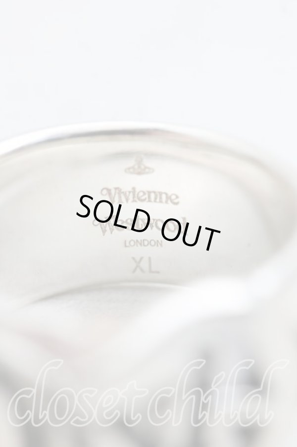 画像5: ヴィヴィアンウエストウッド 中古 / ベルトリング XL(19号相当） シルバー  H-25-10-12-118-rg-OD-ZH (5)