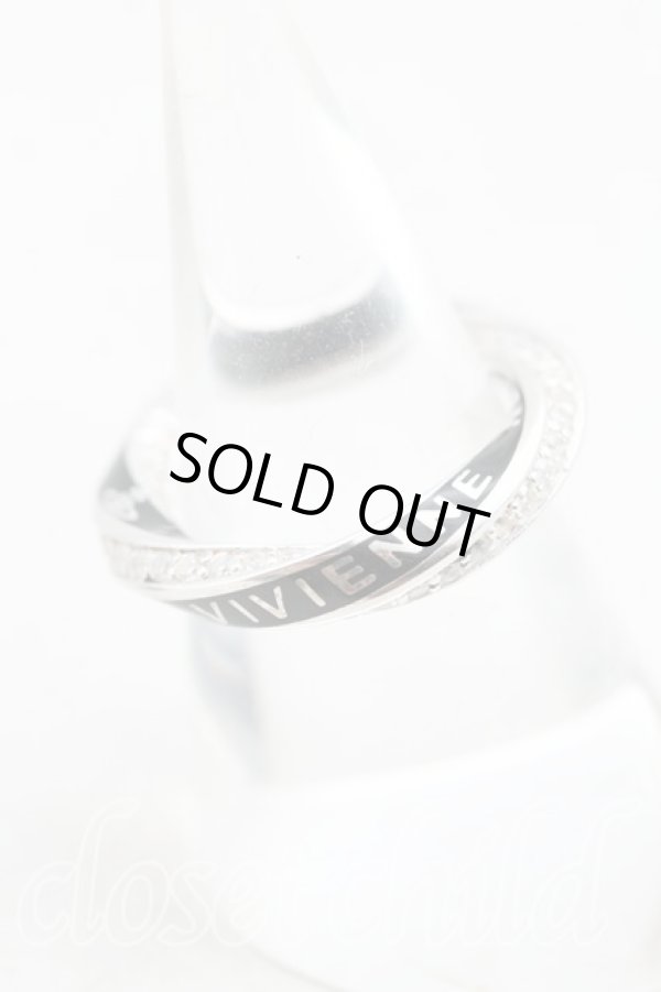 画像3: ヴィヴィアンウエストウッド 中古 / ROZALIAリング M(13号相当） シルバー  H-25-10-12-119-rg-OD-ZH (3)