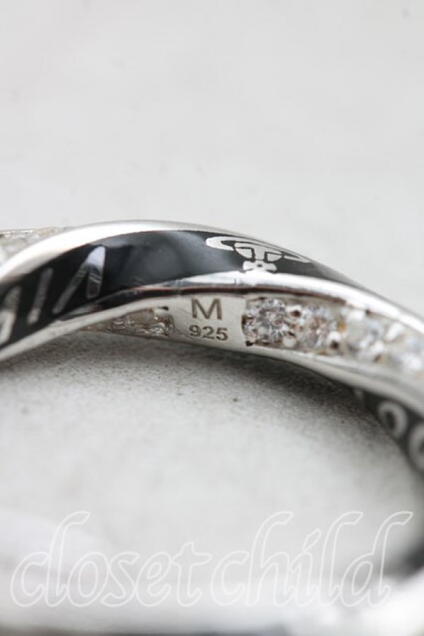 画像4: ヴィヴィアンウエストウッド 中古 / ROZALIAリング M(13号相当） シルバー  H-25-10-12-119-rg-OD-ZH (4)