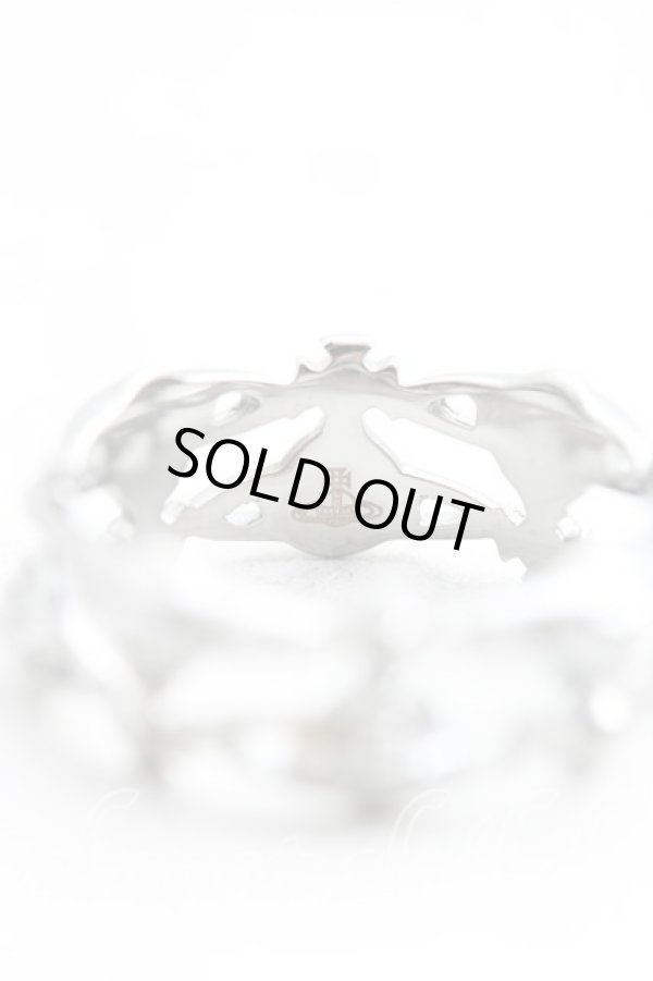 画像4: ヴィヴィアンウエストウッド 中古 / NOTTING HILLリング L(16号相当） ガンメタ  H-25-10-12-120-rg-OD-ZH (4)