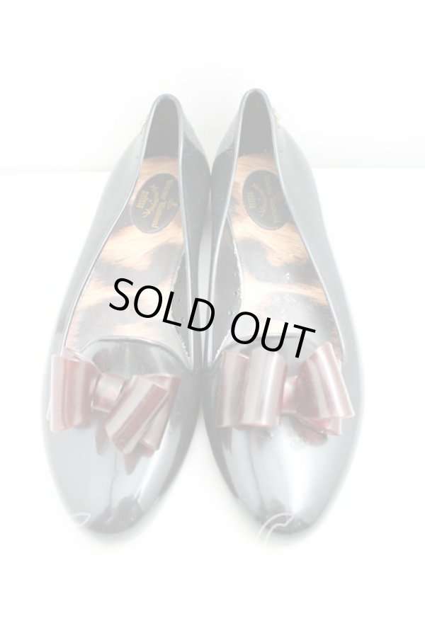 画像2: ヴィヴィアンウエストウッド×Melissa 中古 / VIRTUEシューズ EU38（24cm相当） 黒  H-25-10-12-123-sh-OD-ZH (2)