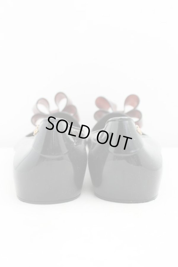 画像4: ヴィヴィアンウエストウッド×Melissa 中古 / VIRTUEシューズ EU38（24cm相当） 黒  H-25-10-12-123-sh-OD-ZH (4)