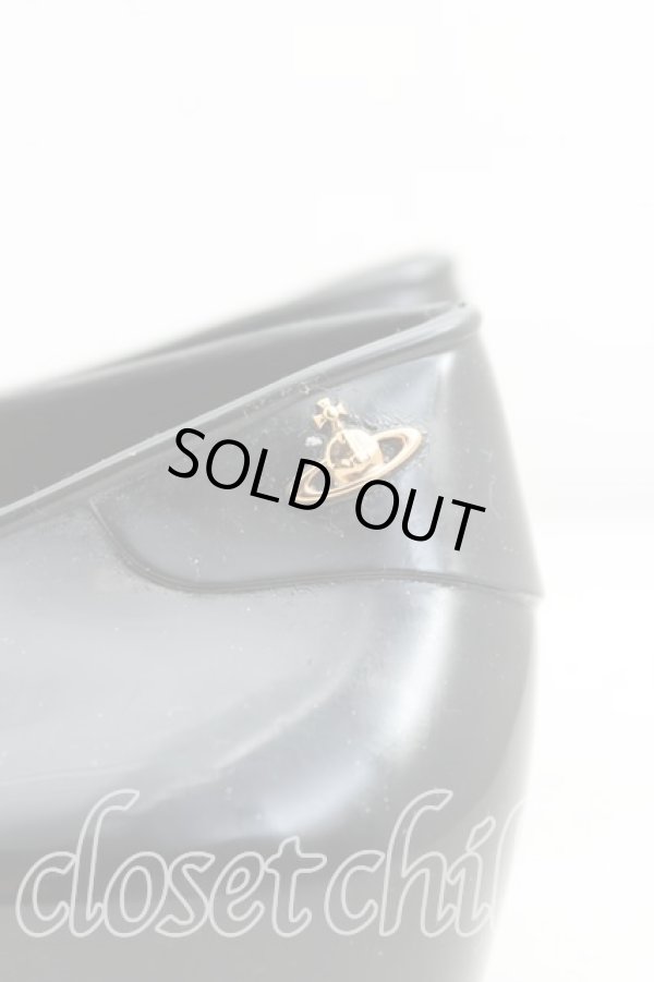 画像6: ヴィヴィアンウエストウッド×Melissa 中古 / VIRTUEシューズ EU38（24cm相当） 黒  H-25-10-12-123-sh-OD-ZH (6)