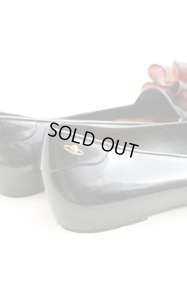 画像7: ヴィヴィアンウエストウッド×Melissa 中古 / VIRTUEシューズ EU38（24cm相当） 黒  H-25-10-12-123-sh-OD-ZH (7)