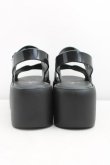 画像4: ヴィヴィアンウエストウッド×Melissa 中古 / CONNECT ADサンダル EU38（24cm相当） 黒  H-25-10-12-124-sh-OD-ZH (4)