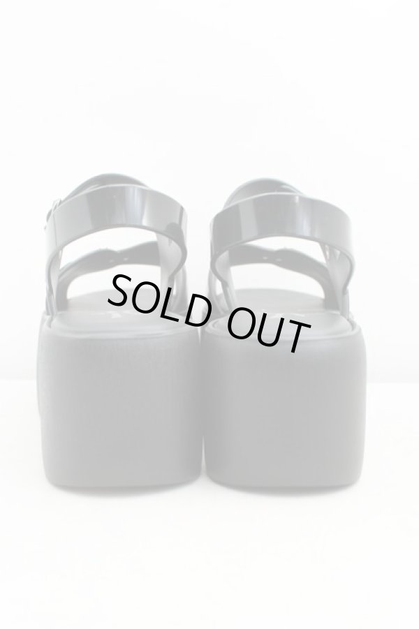 画像4: ヴィヴィアンウエストウッド×Melissa 中古 / CONNECT ADサンダル EU38（24cm相当） 黒  H-25-10-12-124-sh-OD-ZH (4)