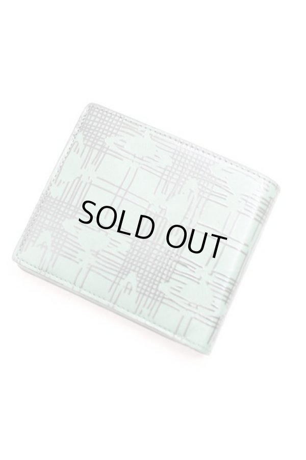 画像2: ヴィヴィアンウエストウッド 中古 / MESSY ORB TARTAN二ツ折リ財布  緑  H-25-10-12-125-wa-IN-ZH (2)