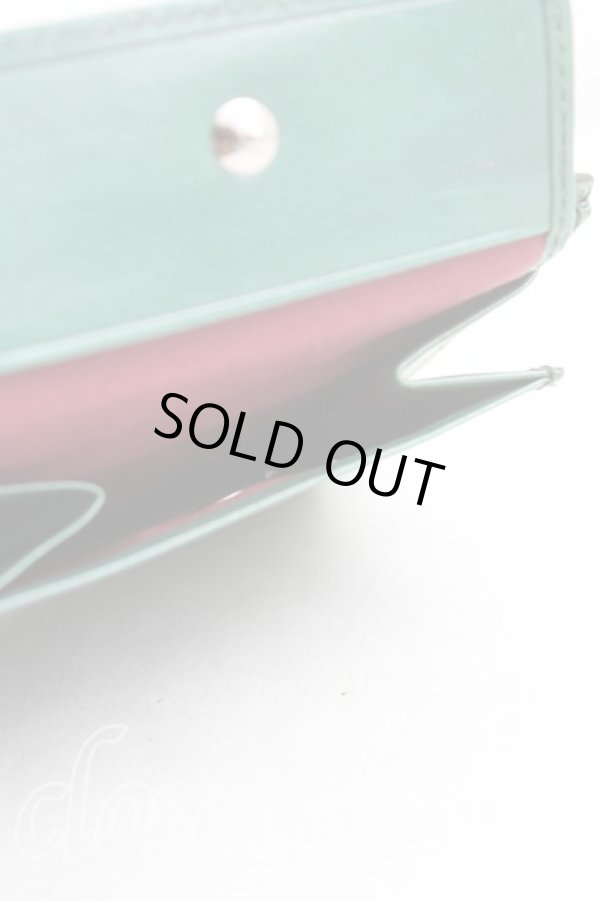 画像5: ヴィヴィアンウエストウッド 中古 / MESSY ORB TARTAN二ツ折リ財布  緑  H-25-10-12-125-wa-IN-ZH (5)