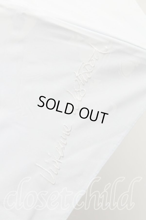 画像2: ヴィヴィアンウエストウッド 中古 / オーブ総柄折リタタミ傘  サックス  H-25-10-12-132-gd-IN-ZH (2)