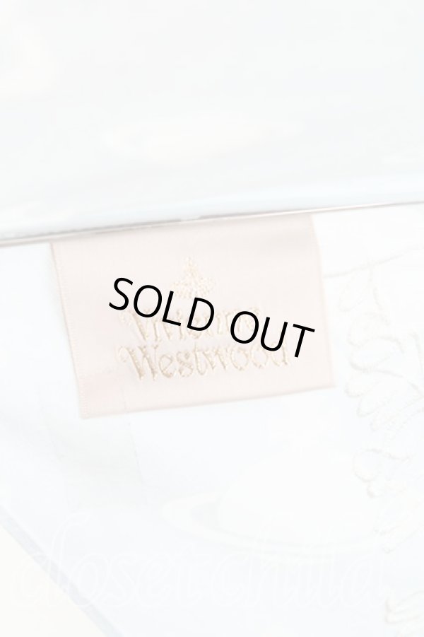 画像4: ヴィヴィアンウエストウッド 中古 / オーブ総柄折リタタミ傘  サックス  H-25-10-12-132-gd-IN-ZH (4)