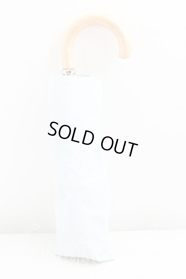 画像6: ヴィヴィアンウエストウッド 中古 / オーブ総柄折リタタミ傘  サックス  H-25-10-12-132-gd-IN-ZH (6)