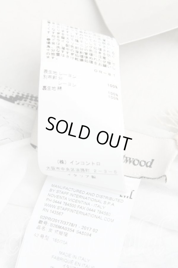 画像5: ヴィヴィアンウエストウッド 中古 / パペット柄エイトスカート 42（11号相当） 白ｘ黒  H-25-10-12-014-sk-OD-ZH (5)