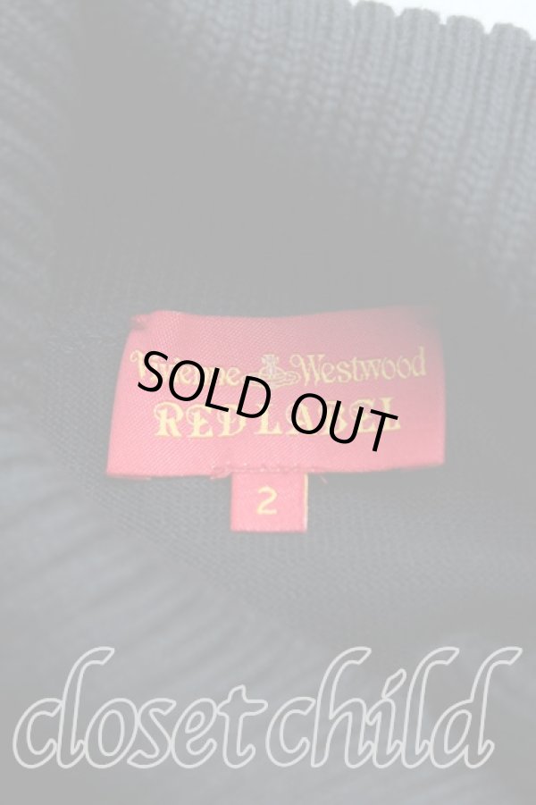 画像3: ヴィヴィアンウエストウッド 中古 / アングロフィリアカーディガン 2（9号相当） 黒  H-25-10-12-016-to-OD-ZH (3)