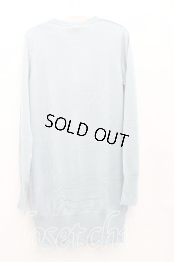 画像2: ヴィヴィアンウエストウッド 中古 / カラーオーブ刺繍ロングカーディガン S サックス  H-25-10-12-019-to-OD-ZH (2)