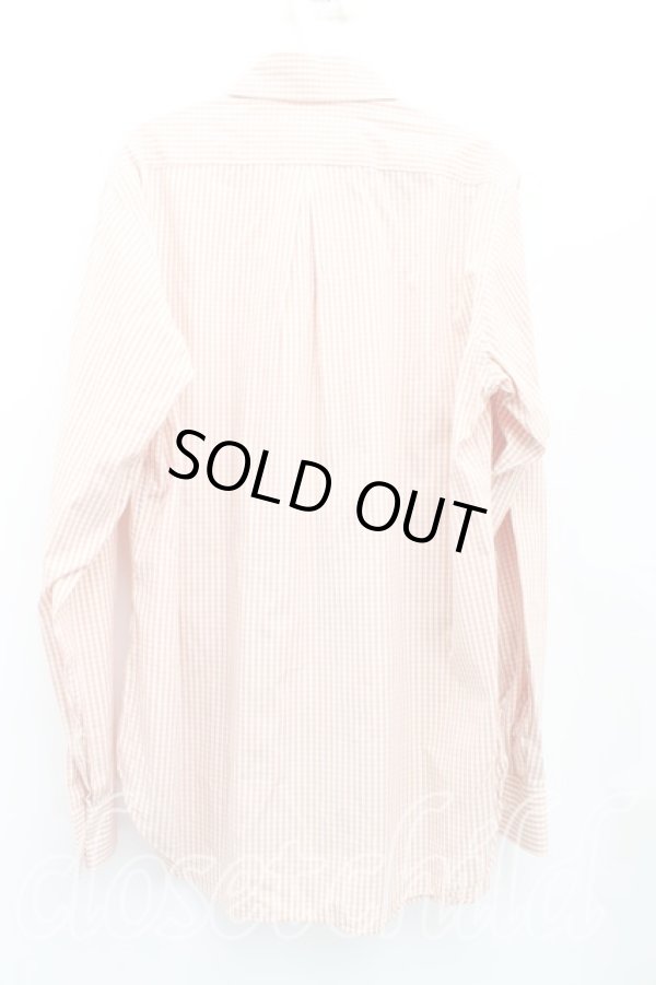 画像2: ヴィヴィアンウエストウッド MAN 中古 / カラーオーブ刺繍ギンガムチェックシャツ I(メンズS相当） 茶  H-25-10-19-021-bl-OD-ZH (2)