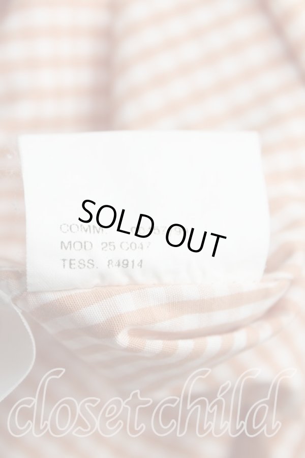 画像5: ヴィヴィアンウエストウッド MAN 中古 / カラーオーブ刺繍ギンガムチェックシャツ I(メンズS相当） 茶  H-25-10-19-021-bl-OD-ZH (5)