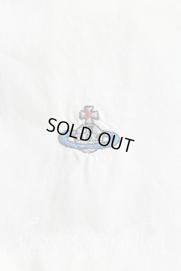 画像6: ヴィヴィアンウエストウッド MAN 中古 / カラーオーブ刺繍シャツ III(メンズL相当） カーキ  H-25-10-19-022-bl-OD-ZH (6)