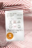 画像4: ヴィヴィアンウエストウッド MAN 中古 / オーブ刺繍ストライプアシメシャツ 48（メンズL相当） 赤ｘ白  H-25-10-19-023-bl-OD-ZH (4)