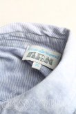 画像7: ヴィヴィアンウエストウッド MAN 中古 / グラフティオーブ刺繍フロントアシメシャツ 46（メンズM相当） 青  H-25-10-19-025-bl-OD-ZH (7)