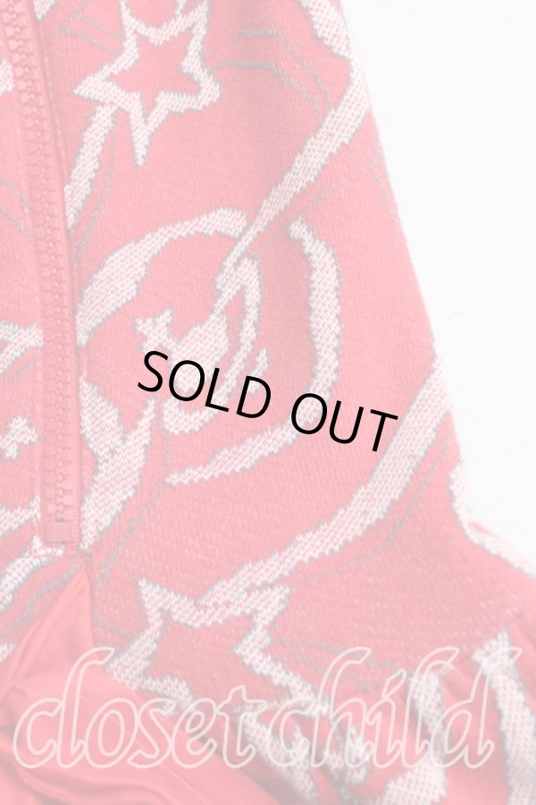 画像6: ヴィヴィアンウエストウッド 中古 / スター&オーブptスウェットノースリーブワンピース 2(9号相当) 赤  H-25-10-19-003-op-IN-ZH (6)