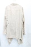 画像2: ヴィヴィアンウエストウッド MAN 中古 / オーブ刺繍ロングシャツ 44（メンズS相当） ベージュ  H-25-10-19-030-bl-OD-ZH (2)