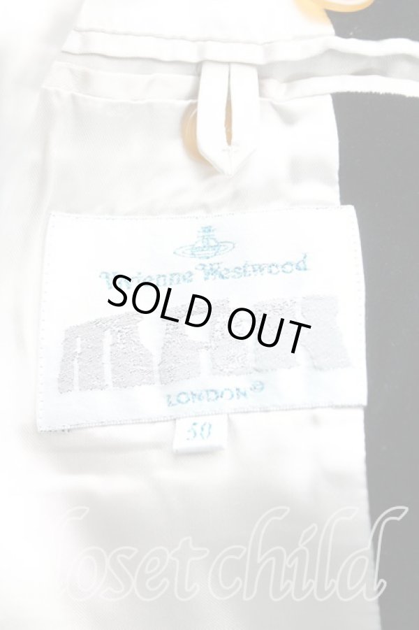 画像5: ヴィヴィアンウエストウッド MAN 中古 / 別珍ダブルセットアップ 50（メンズXL相当） 黒  H-25-10-19-047-su-OD-ZH (5)