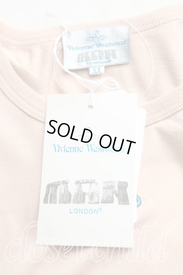 画像3: ヴィヴィアンウエストウッド MAN 中古 / カラーオーブ刺繍Tシャツ XL ベージュ  H-25-10-19-048-ts-OD-ZH (3)