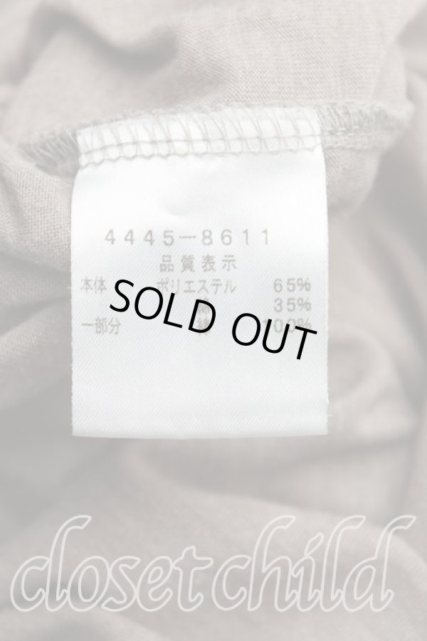 画像4: ヴィヴィアンウエストウッド MAN 中古 / グラフティオーブ刺繍Tシャツ 46（メンズM相当） 茶  H-25-10-19-049-ts-OD-ZH (4)