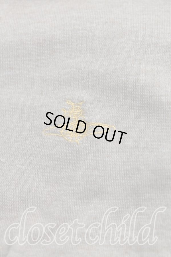 画像6: ヴィヴィアンウエストウッド MAN 中古 / グラフティオーブ刺繍Tシャツ 46（メンズM相当） 茶  H-25-10-19-049-ts-OD-ZH (6)