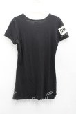 画像2: ヴィヴィアンウエストウッド Anglomania and Lee 中古 / ARワッペンTシャツ XS 黒  H-25-10-19-051-ts-IN-ZH (2)