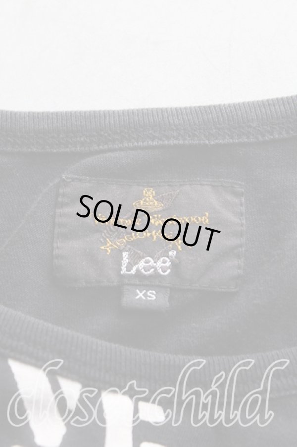 画像3: ヴィヴィアンウエストウッド Anglomania and Lee 中古 / ARワッペンTシャツ XS 黒  H-25-10-19-051-ts-IN-ZH (3)
