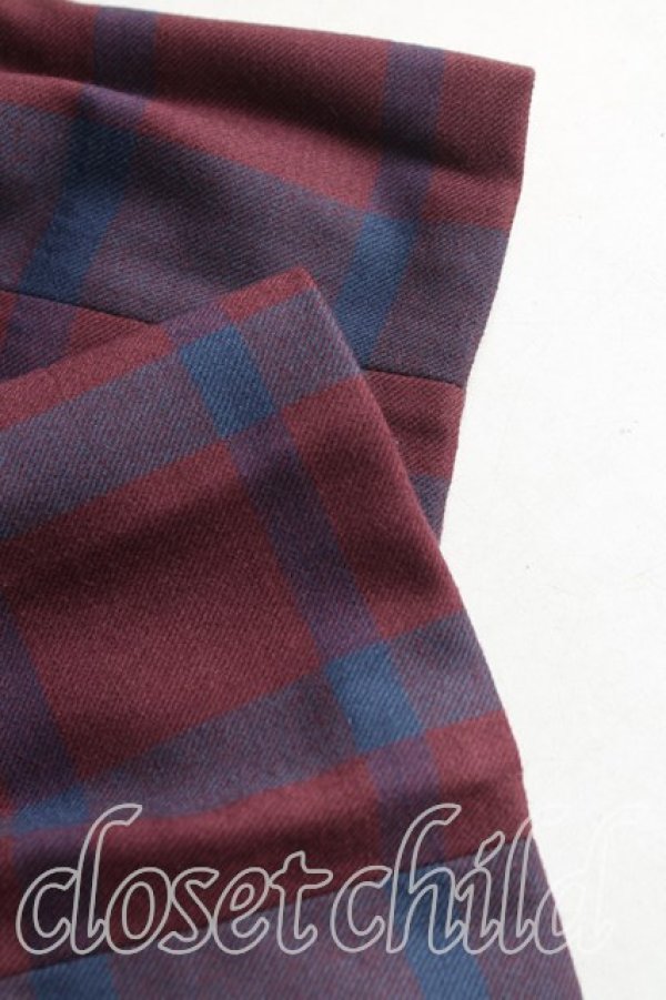 画像4: ヴィヴィアンウエストウッド MAN 中古 / タータンチェックスラックス 50（メンズXL相当） ボルドー  H-25-10-19-006-pa-OD-ZH (4)