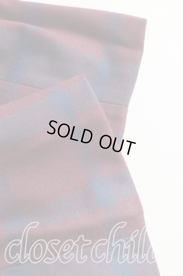 画像4: ヴィヴィアンウエストウッド MAN 中古 / タータンチェックスラックス 50（メンズXL相当） ボルドー  H-25-10-19-006-pa-OD-ZH (4)