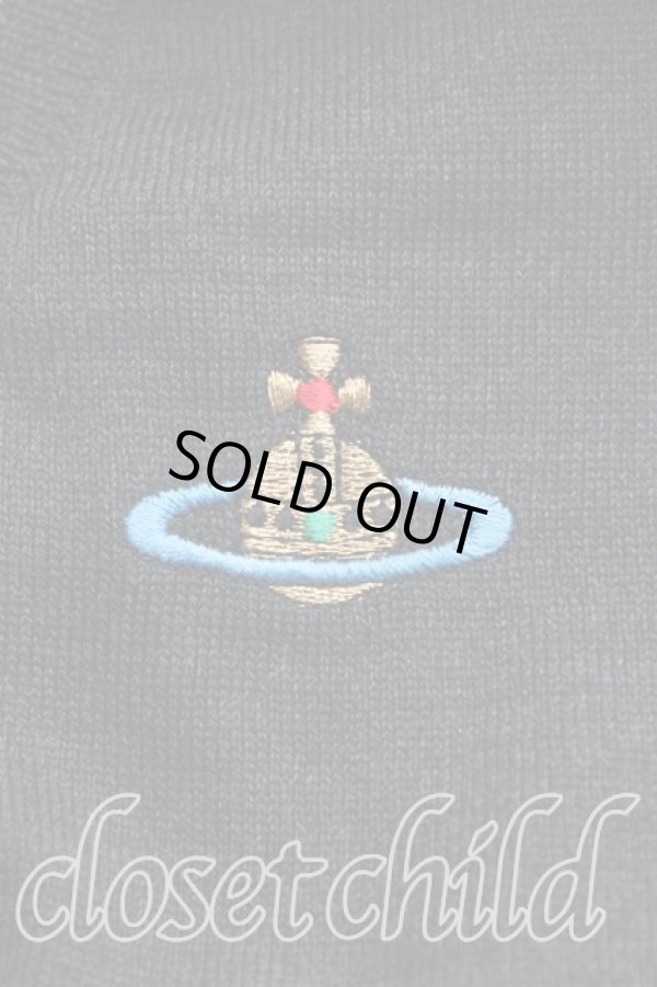 画像6: ヴィヴィアンウエストウッド 中古 / カラーオーブ刺繍ニットベスト L 灰  H-25-10-19-053-to-OD-ZH (6)