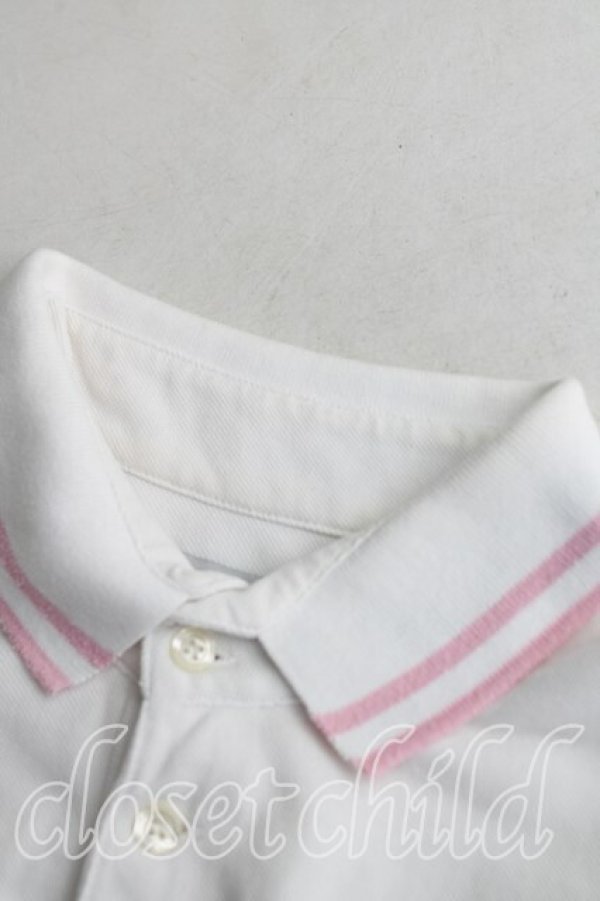 画像5: ヴィヴィアンウエストウッド MAN 中古 / カラーオーブ刺繍ポロシャツ M 白  H-25-10-19-055-to-OD-ZH (5)