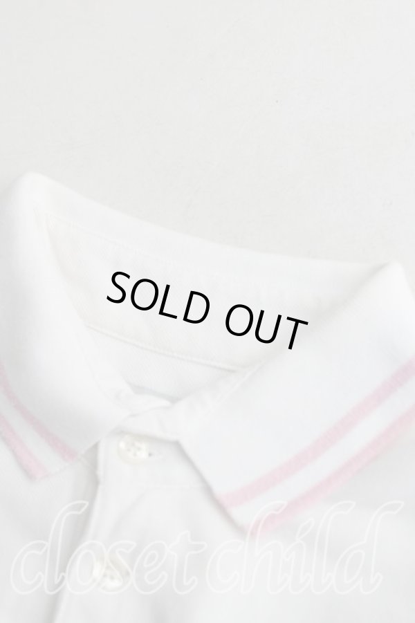 画像5: ヴィヴィアンウエストウッド MAN 中古 / カラーオーブ刺繍ポロシャツ M 白  H-25-10-19-055-to-OD-ZH (5)