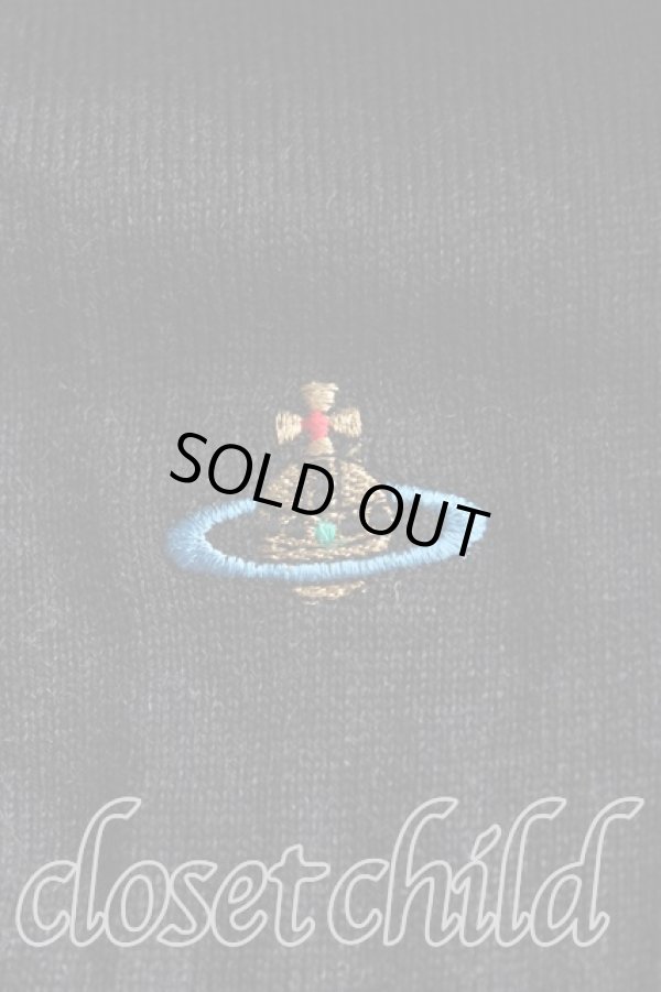 画像7: ヴィヴィアンウエストウッド 中古 / カラーオーブ刺繍カーディガン M 灰  H-25-10-19-056-to-IN-ZH (7)