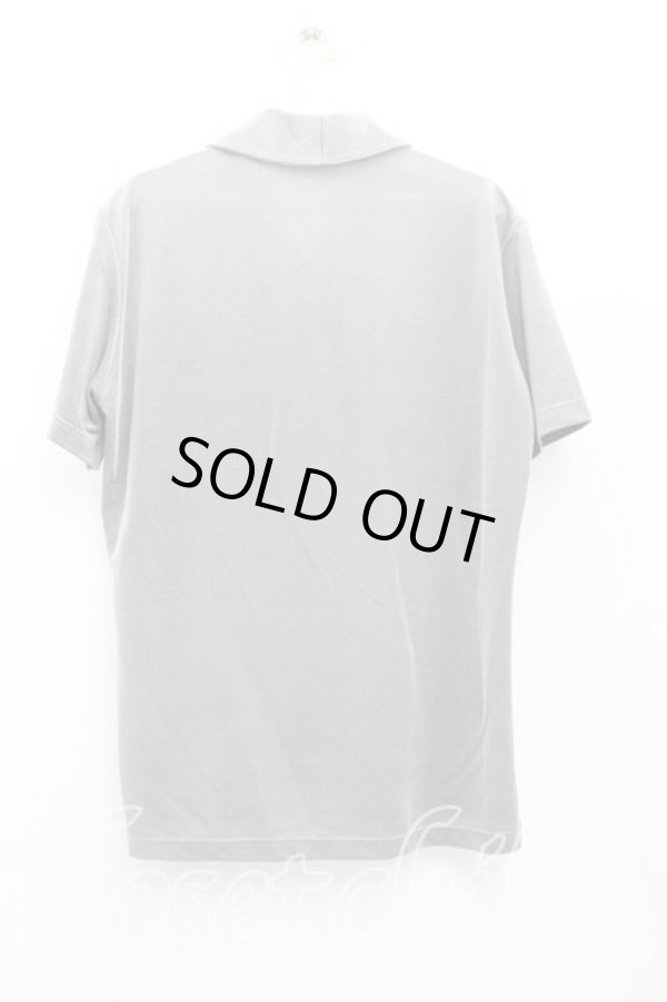 画像2: ヴィヴィアンウエストウッド MAN 中古 / オーブ刺繍ポロシャツ 48（メンズL相当） シルバー  H-25-10-19-059-to-OD-ZH (2)