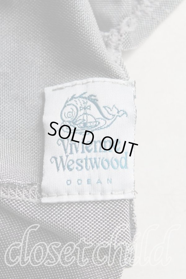 画像3: ヴィヴィアンウエストウッド MAN 中古 / オーブ刺繍ポロシャツ 48（メンズL相当） シルバー  H-25-10-19-059-to-OD-ZH (3)