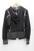 画像2: ヴィヴィアンウエストウッド 中古 / 単色オーブ刺繍パーカー 2（9号相当） 黒  H-25-10-19-060-to-OD-ZH (2)
