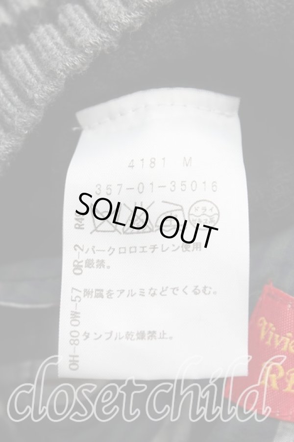 画像4: ヴィヴィアンウエストウッド 中古 / リブジップアップトップス 1（7号相当） 黒  H-25-10-19-062-to-OD-ZH (4)