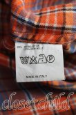画像4: ヴィヴィアンウエストウッド MAN 中古 / タータンチェックネルシャツ IV(メンズXL相当） オレンジ  H-25-10-19-008-bl-OD-ZH (4)