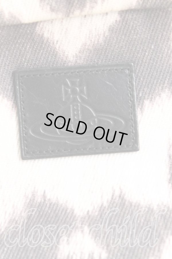 画像6: ヴィヴィアンウエストウッド 中古 / レオパードショルダーバッグ  黒  H-25-10-19-072-ba-OD-ZH (6)