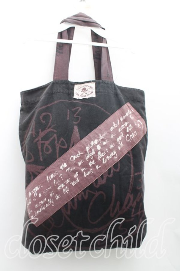 画像2: ヴィヴィアンウエストウッド 中古 / アナーキートートバッグ  黒  H-25-10-19-074-ba-OD-ZH (2)