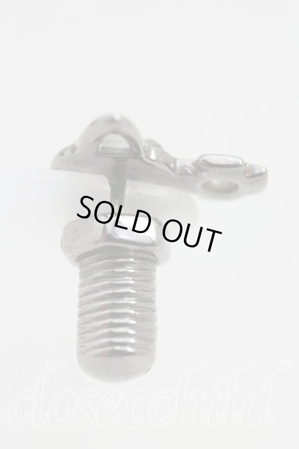 画像4: ヴィヴィアンウエストウッド 中古 / JOLENE SINGLE STUDピアス  ガンメタ  H-25-10-19-075-er-IN-ZH (4)