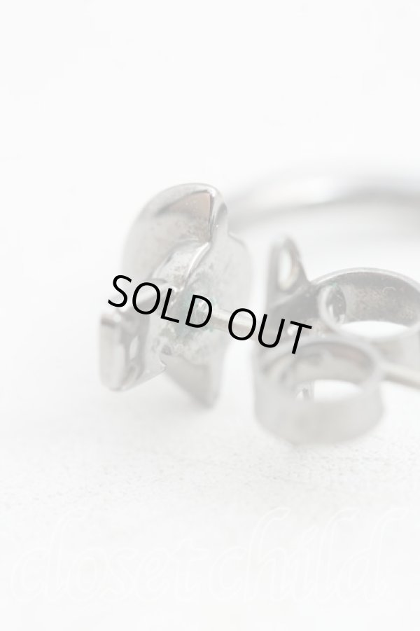 画像4: ヴィヴィアンウエストウッド MAN 中古 / MAN VERA SINGLE STUDピアス  ガンメタ  H-25-10-19-076-er-IN-ZH (4)