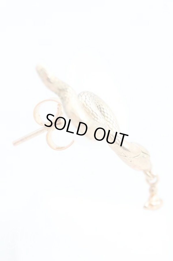 画像2: ヴィヴィアンウエストウッド MAN 中古 / MAN AVALON　SINGLE　STUDピアス  ゴールド  H-25-10-19-077-er-IN-ZH (2)